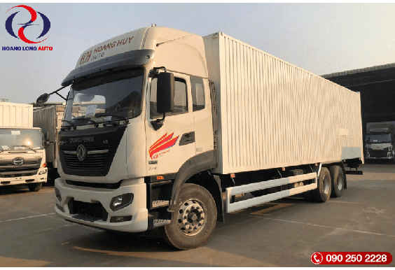 Xe Tải Dongfeng 2 Chân Thùng Kín Container KR270 - Tiêu Chuẩn Mới